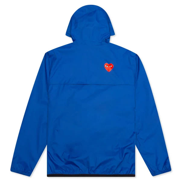 Kway X CDG : Kway Bleu MEN (demi fermeture)